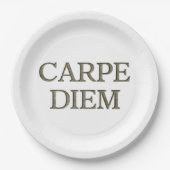 Carpe Diem große Teller (Vorderseite)