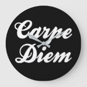 Carpe Diem Große Wanduhr (Vorderseite)
