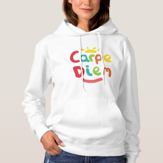 Carpe Diem Hoodie (Vorderseite)