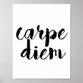 Carpe Diem Inspiration Zitat Poster (Vorne)