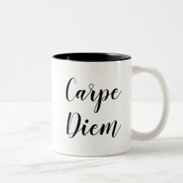 Carpe Diem | Inspirierend Slogan Quote Tasse