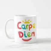 Carpe Diem Kaffeetasse (Links)