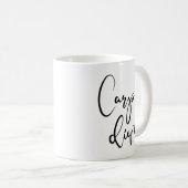Carpe Diem Kaffeetasse (VorderseiteRechts)