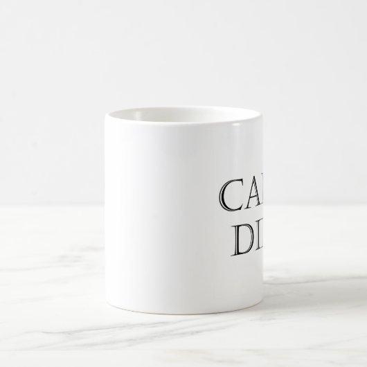 carpe diem kaffeetasse (Mittel)