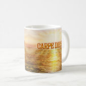Carpe Diem Kaffeetasse (VorderseiteRechts)
