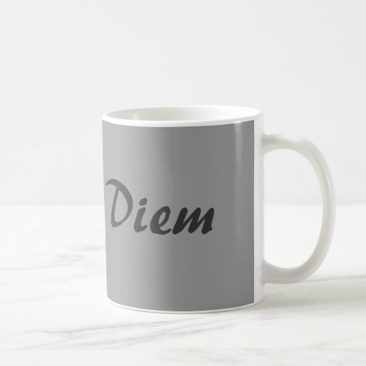 Carpe Diem Kaffeetasse (Rechts)