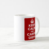 Carpe Diem! Kaffeetasse (VorderseiteRechts)