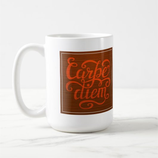 Carpe Diem Kaffeetasse (Links)