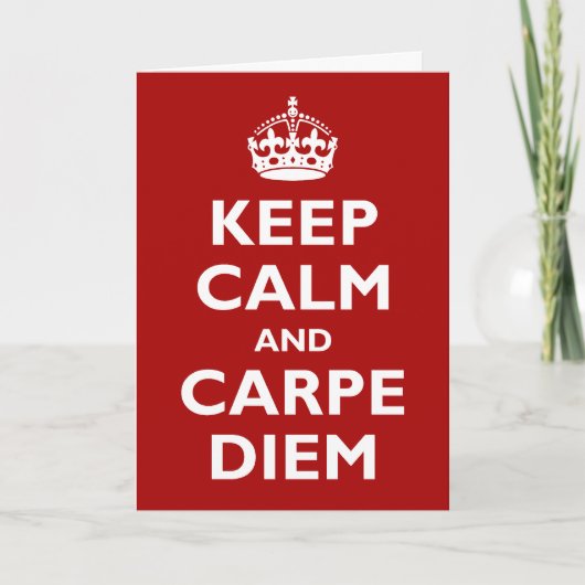Carpe Diem! Karte (Vorderseite)
