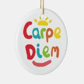 Carpe Diem Keramik Ornament (Rechts)