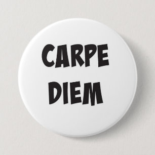 Carpe Diem Knopf Button