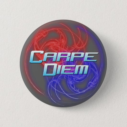 Carpe Diem - Knöpfe Button (Vorderseite)