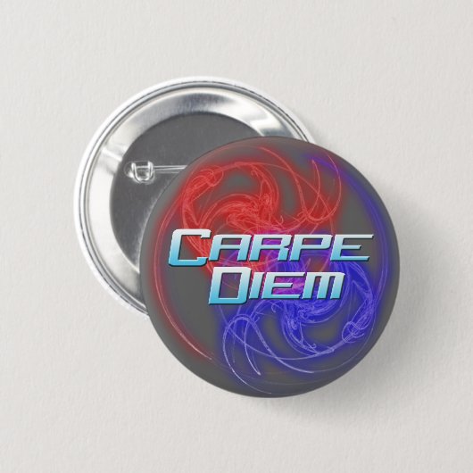 Carpe Diem - Knöpfe Button (Vorne & Hinten)