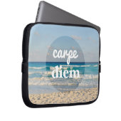 Carpe Diem Laptop Sleeve (Vorne Rechts)