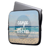 Carpe Diem Laptop Sleeve (Vorderseite Links)