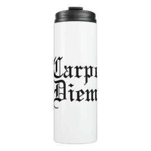Carpe Diem - lateinische Phrase Thermosbecher
