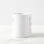 Carpe Diem lateinisches Zitat Kaffeetasse (Mittel)