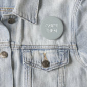 Carpe Diem Latin Quote Abzeichen Button (Beispiel)
