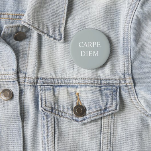 Carpe Diem Latin Quote Abzeichen Button (Beispiel)