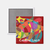 Carpe Diem Magnet (Vorderseite/Rückseite)