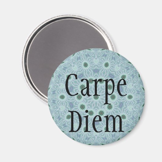 Carpe Diem Magnet (Vorderseite/Rückseite)