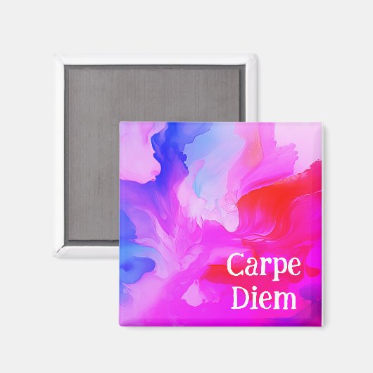 Carpe diem magnet (Vorderseite/Rückseite)