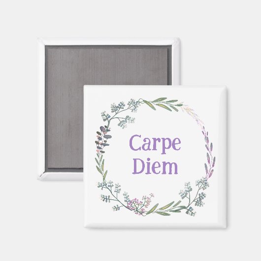 Carpe-Diem-Magnet Magnet (Vorderseite/Rückseite)