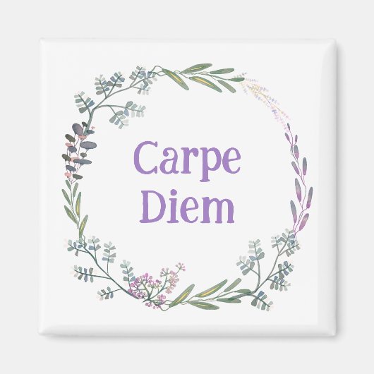 Carpe-Diem-Magnet Magnet (Vorne)