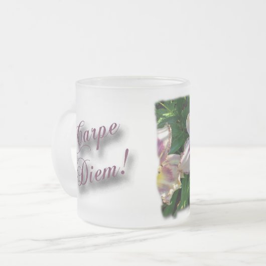 Carpe Diem! Mattglastasse (Vorderseite Links)