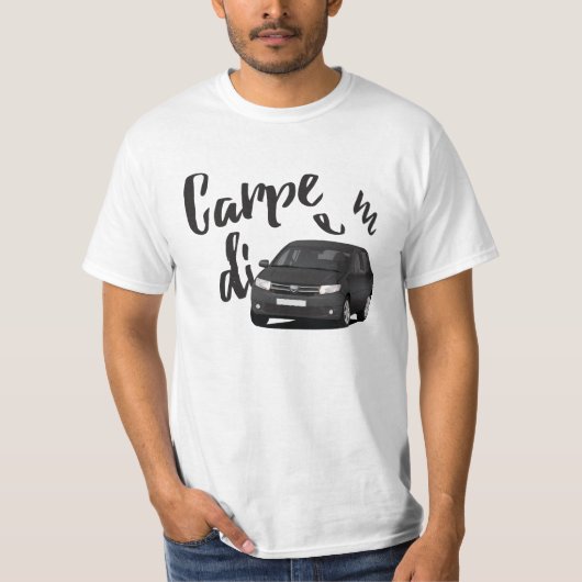 Carpe Diem mit Dacia Sandero - 5 Farboptionen T-Shirt (Vorderseite)