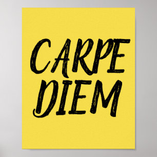 CARPE DIEM Motivierend Poster