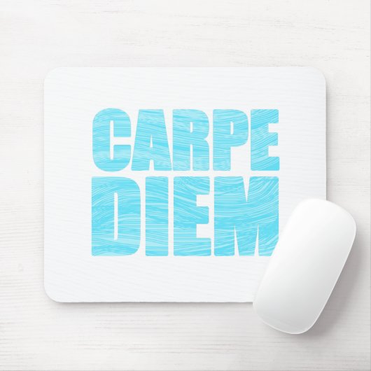 Carpe Diem Mouse Pad Mousepad (Mit Mouse)