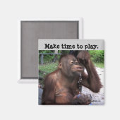 Carpe Diem Niedlich Wildlife Magnet (Vorderseite/Rückseite)