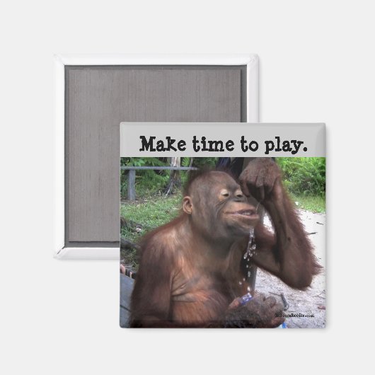 Carpe Diem Niedlich Wildlife Magnet (Vorderseite/Rückseite)