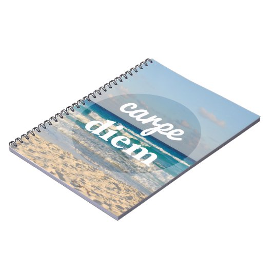 Carpe Diem Notebook Notizblock (Linke Seite)