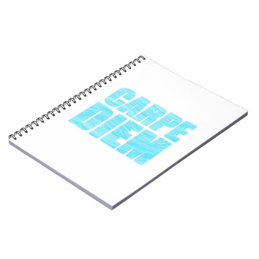 Carpe Diem Notebook Notizblock (Linke Seite)