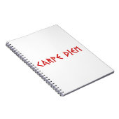 Carpe Diem Notizblock (Rechte Seite)