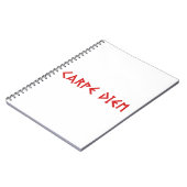 Carpe Diem Notizblock (Linke Seite)