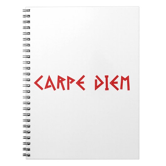 Carpe Diem Notizblock (Vorderseite)