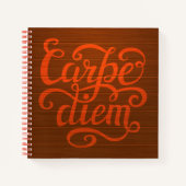 Carpe Diem' Notizbuch (Vorderseite)