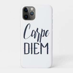 Carpe Diem Nutze Den Tag Schwarzer Typ Case-Mate iPhone Hülle