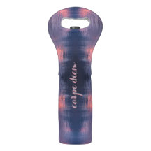 Carpe Diem Pink & Lila Sunset Water Reflection