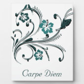 Carpe Diem Plaque Fotoplatte (Vorderseite)
