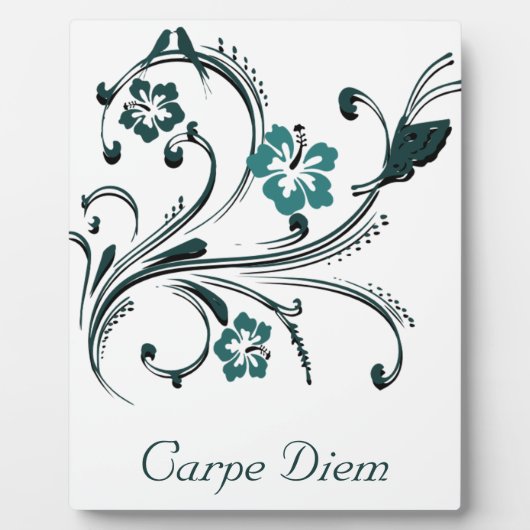 Carpe Diem Plaque Fotoplatte (Vorderseite)