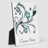 Carpe Diem Plaque Fotoplatte (Seite)