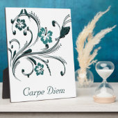 Carpe Diem Plaque Fotoplatte (Seite)