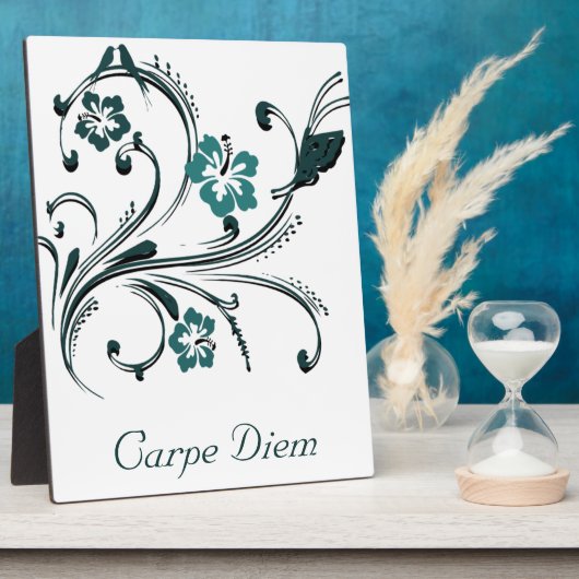 Carpe Diem Plaque Fotoplatte (Seite)