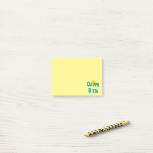 Carpe Diem Post-it Klebezettel (Auf Schreibtisch)