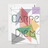 Carpe Diem Postcard Postkarte (Vorne/Hinten)
