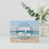 Carpe Diem Postcard Postkarte (Stehend Vorderseite)